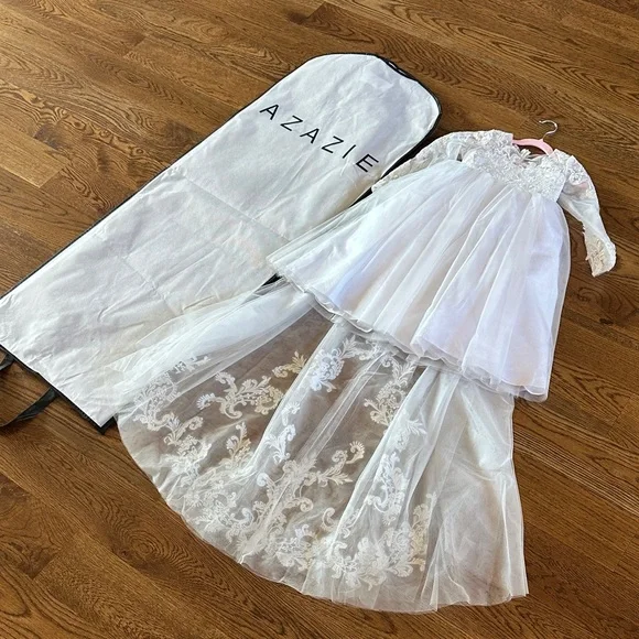 sparkle lace dress Petit Junior Lace and Sequin Lace Up Dress 6 / Cobalt main image 0
